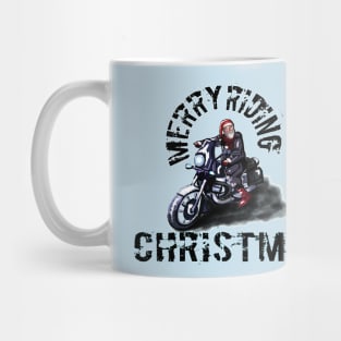 Santa Claus is riding to town Mug